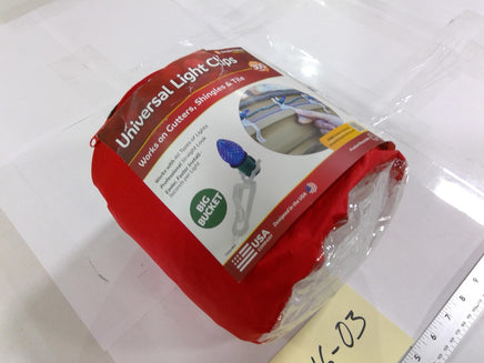 Simple Living Solutions Universal Light Clips 300ct Clear Gutter Shingle Hooks
