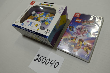 PowerA Enhanced Wireless Controller Nintendo Switch Mario LEGO Movie 2 Game