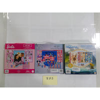 Disney Barbie Moana Art Set Sparkling Journal Bundle Kids New Multicolor 3pk