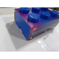 LEGO Storage Brick 6 Knobs Kids Blue Space Galaxy New Damaged Box 4000