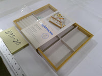 Brightroom Stackable Bamboo Divided Accessory Tray Jewelry Organizer Natural