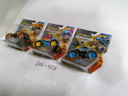 Monster Jam Legacy Trucks Lot 3 El Toro Loco Megalodon Spin Master New Sealed