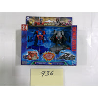 Hasbro Transformers One Optimus Prime vs Megatron 2-in-1 Set New Blue Gray