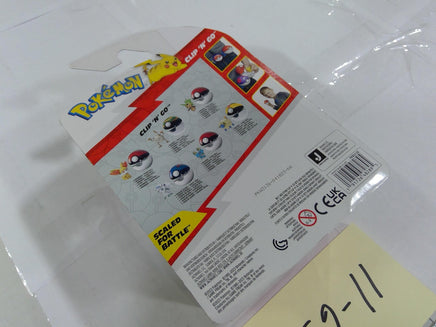Pokémon Clip 'N' Go Key Figure With Green Poké Ball Action Figure Jazwares Toy