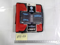 Case It Dual 2-in-1 Zipper Binder Red A5 3in Ring Capacity Kids School Organizer