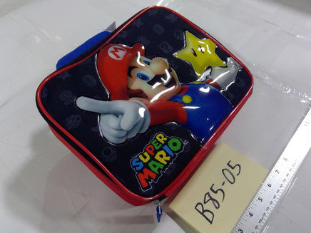 Super Mario Kids Lunch Box 10" Multicolor Nintendo School Bag Soft Case Handle
