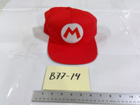 Nintendo Super Mario Hat Cap Baseball Fitted Mens One Size Red Geek Gamer