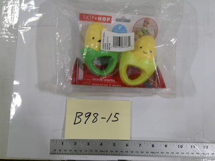 Skip Hop Farmstand Mara-Corns Baby Rattle Set 3m+ Infant Boys Yellow Corn Toy