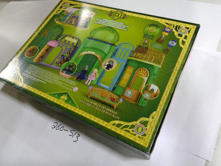 Mattel Wicked Emerald City Doll Playset Elphaba Glinda 15+ Pcs New In Box Set