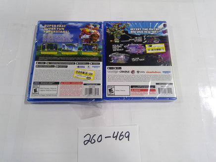 Sonic Superstars TMNT Wrath Of The Mutants Sony PS5 Game Lot New Sealed Family