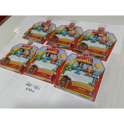 Spin Master Mighty Express Figure Pack Kids OS Multi New 6pc Liza Max Nico Lot