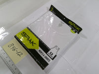 SPAK A-Shirts Mens Size Medium White 3 Pack Ribbed Tank Undershirts Cotton