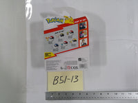 Pokemon Alolan Vulpix Clip N Go Great Ball Action Figure Jazwares Toy White Blue