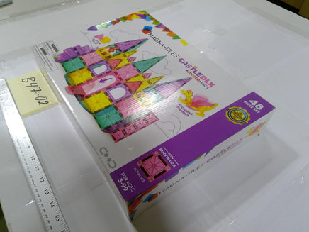 Magna-Tiles Castledlx MicroMags 48 Piece Castle Magnetic Building Set 3+ New