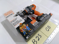 BLACK+DECKER Matrix Junior Power Drill & Jigsaw Kids Roleplay Toy 3+ Orange
