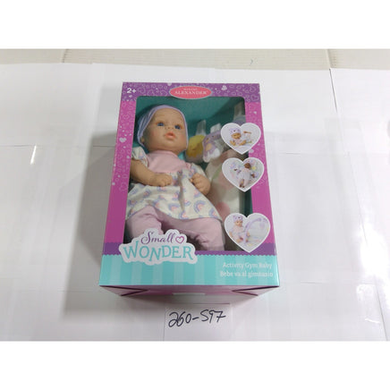 Madame Alexander Small Wonder Activity Gym Baby Doll 14" Pink Rainbow NEW NIB