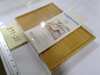 Brightroom Stackable Bamboo Divided Accessory Tray Jewelry Organizer Natural