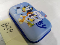 Bluey Hard Shell Pencil Case Kids Zipper Storage Box Blue School Supplies