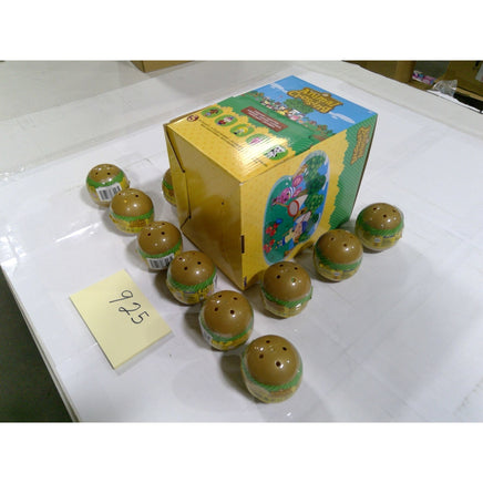 TOMY Animal Crossing Blind Bag Hangers Set of 12 New Sealed Capsules Brown Green