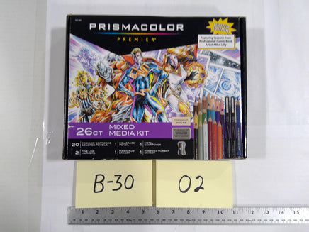 Prismacolor Premier 26ct Mixed Media Comic Art Set Limited Edition Kit Lessons