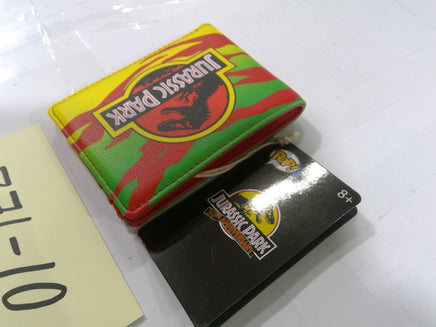 Jurassic Park ID Wallet Boys Bifold Multicolor Dilophosaurus Faux Leather Movie