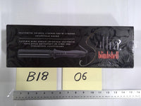 Sultra Bombshell Curling Iron 1.5" Tourmaline Ceramic Clipless Barrel Black New