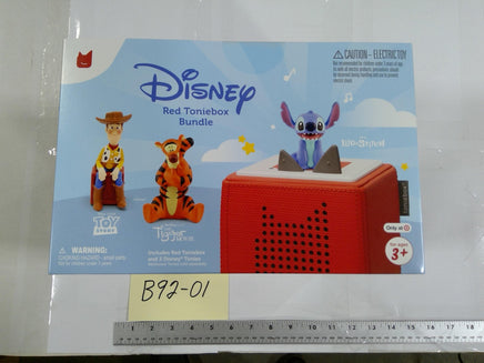 Disney Red Toniebox Bundle Woody Tigger Stitch Audio Player Set 3+ Kids Toy New