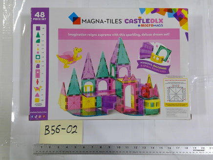 Magna-Tiles Castledlx MicroMags 48 Piece Castle Magnetic Building Set 3+ New
