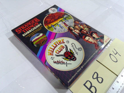 Stranger Things Embroidery Kit Hellfire Club Thunder Bay Press Wall Hanging New