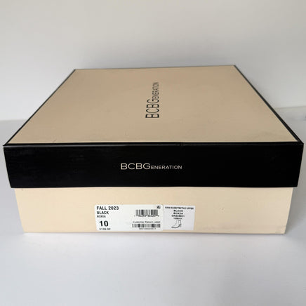 BCBGeneration Boots Womens Size 10 Black Chelsea Block Heel BOXXA GN235501
