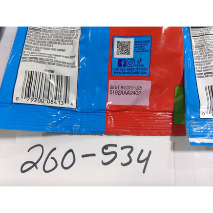 Nerds Gummy Clusters Berry Punch Rush 5oz 9 Bags Blue Red New Limited Edition