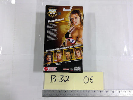 WWE Legends Shawn Michaels Elite Action Figure Mattel 6in Boxed New Black Toy