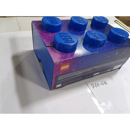 LEGO Storage Brick 6 Knobs Space Galaxy Blue Kids Toy Organizer Box 15in
