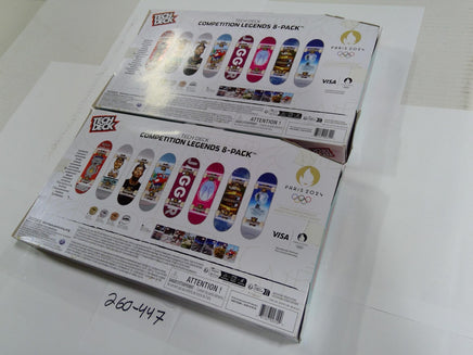 Tech Deck Paris 2024 Competition Legends 8pk Fingerboard Toy Set Lot 2 New