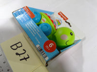 Fisher-Price Poppity Pop Turtle Push Toy 6m+ Rolling Beads Green Boy Infant