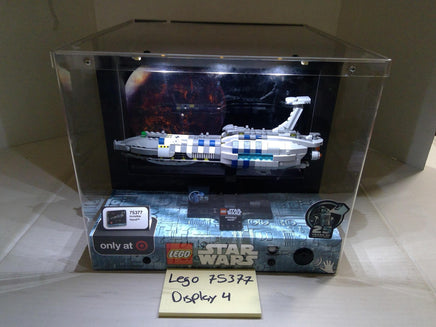 LEGO Star Wars 75377 Invisible Hand Lighted Store Display Case Clear Acrylic