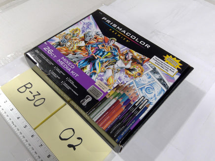 Prismacolor Premier 26ct Mixed Media Comic Art Set Limited Edition Kit Lessons