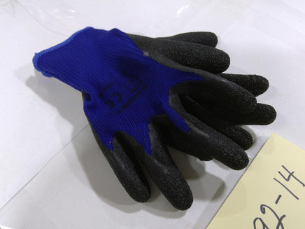 Tuff Gard General Purpose Gloves XL Blue Rubber Knit Work Hand Protection Grip