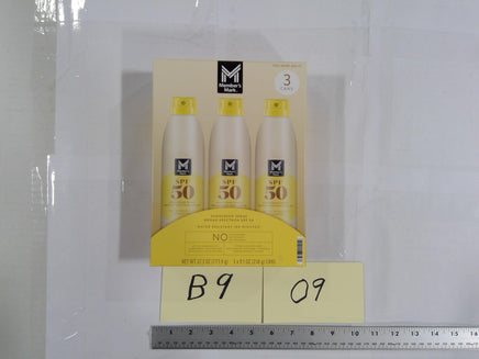 Member's Mark Sunscreen Spray SPF 50 27.3oz 3 Pack Waterproof Broad Spectrum New