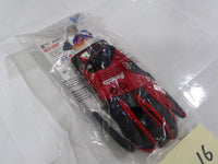 Franklin Nex-Skinz Batting Glove Mens Medium Red Black Baseball Hook Loop MLB