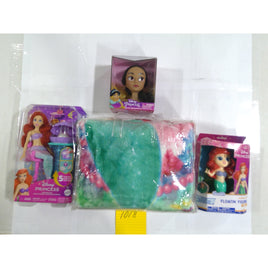 Disney Princess Toy Bundle Kids OS Multicolor NEW Ariel Jasmine Blanket Dolls