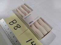 Room Essentials Unscented Taper Candles White 6ct Medium Dinner Table Decor