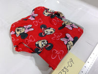 Disney Minnie Mouse Pajama Set Girls 3T Red Gray Long Sleeve Cotton Sleepwear