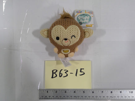 Ami Amis Monkey Plush Toy Small Brown Knitted Stuffed Animal Banana New Toy