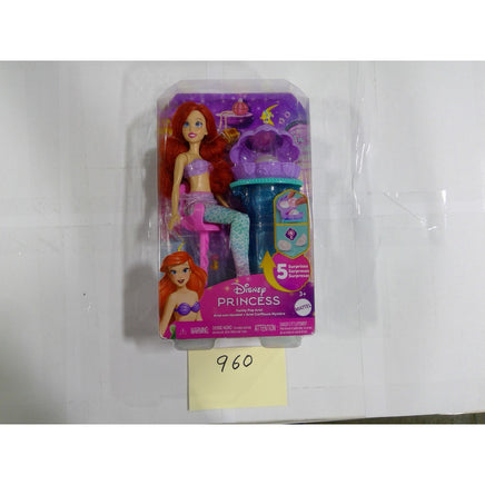 Disney Princess Ariel Vanity Pop Doll Kids OS Purple New The Little Mermaid Set