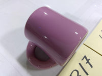 Pink Ceramic Coffee Mug Winking Smile Face Novelty Cup Modern Cute Decor Kitchen