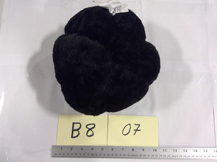 Black Plush Pumpkin Centerpiece Soft Halloween Table Decor Modern Contemporary