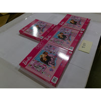 Barbie Art Set Kids OS Pink NEW Notebook Markers Stickers Stampers Mattel 4pk