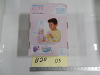 Perfectly Cute Bath Time Baby 14in Baby Doll Towel Set New In Box Pretend Play
