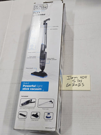 BLACK+DECKER POWERSERIES FLEX Lite Corded 3-in-1 Stick Vacuum HEPA 600W Blue
